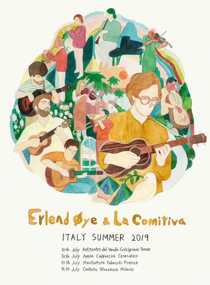 Erlend Oye & La Comitiva: venerdì  in uscita il nuovo singolo in italiano.